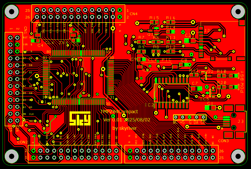 TMPZ84Compactの開発: PICマイコンは面白い